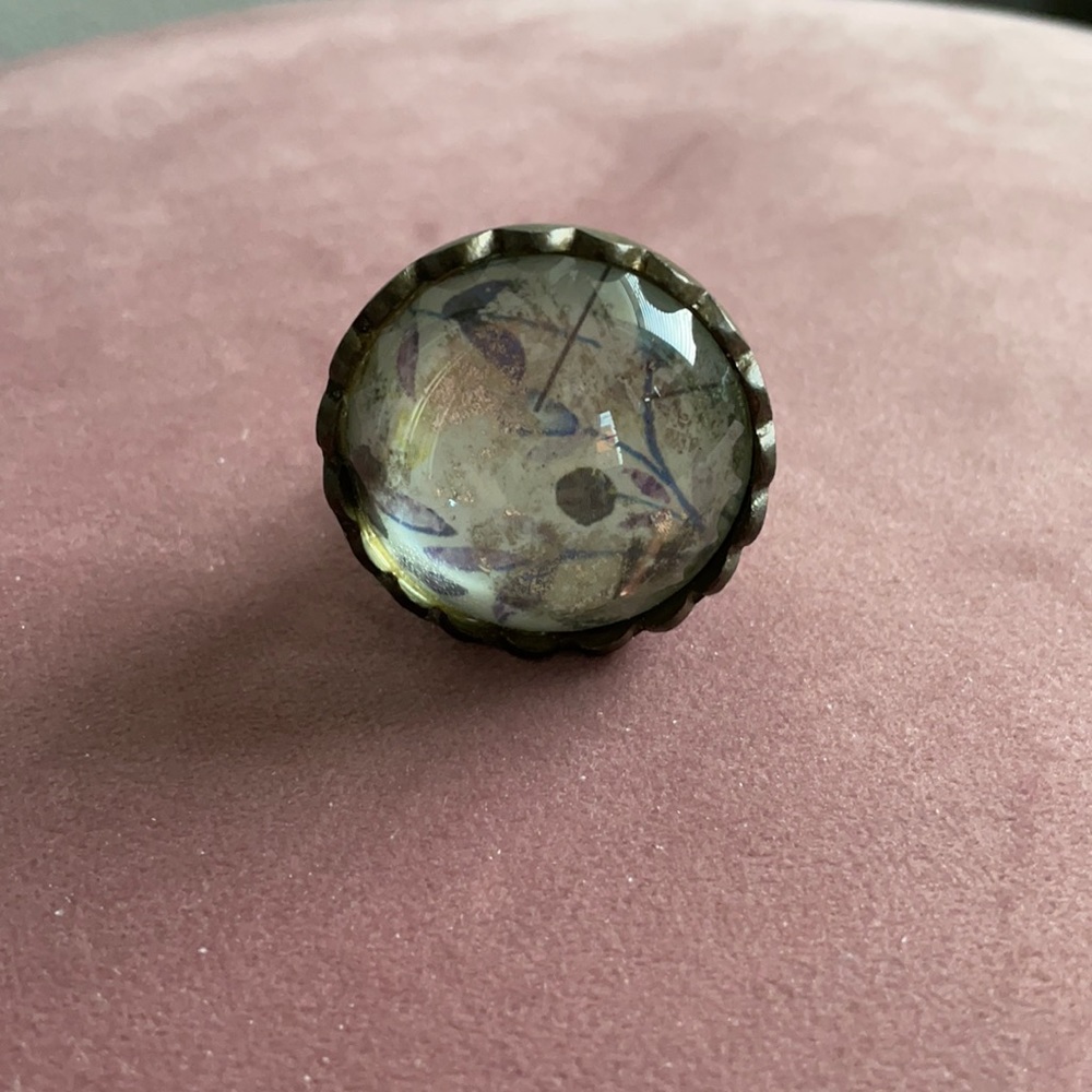 Anthropologie Vintage Print Knob